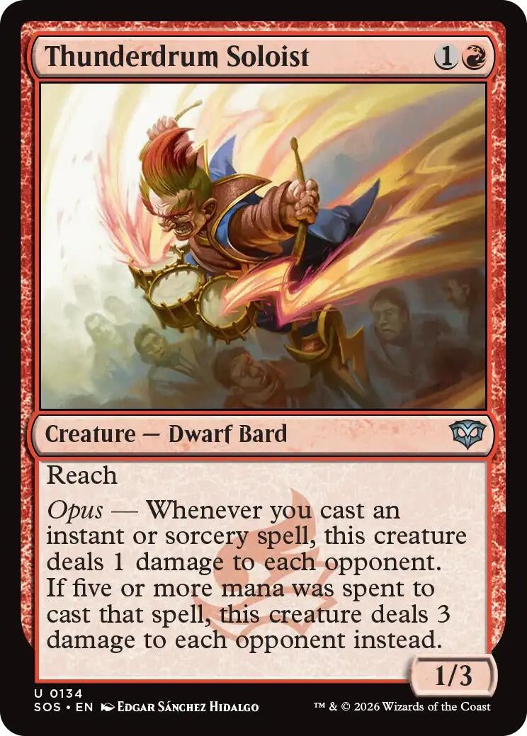 Image for Thunderdrum Soloist [134] - Magic: The Gathering