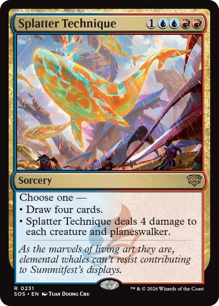 Image for Splatter Technique [231] - Magic: The Gathering