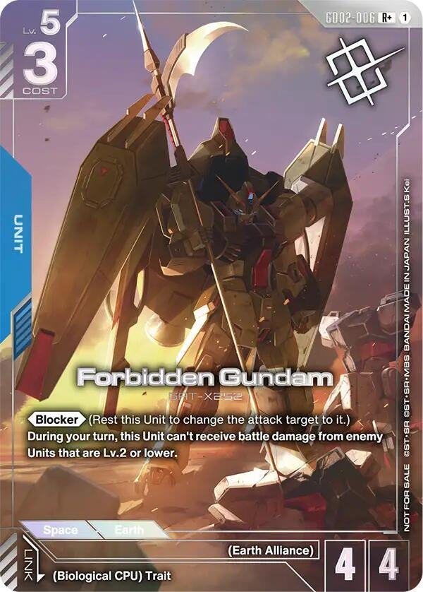 Image for Forbidden Gundam (Store Tournament Winner Pack 04) [GD02-006] - Gundam Card Game
