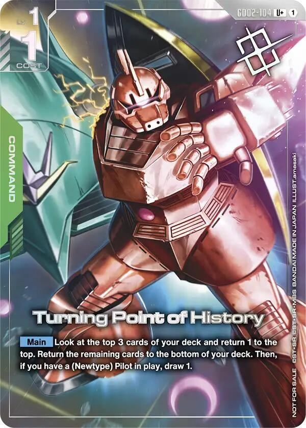 Image for Turning Point of History (Store Tournament Winner Pack 04) [GD02-104] - Gundam Card Game