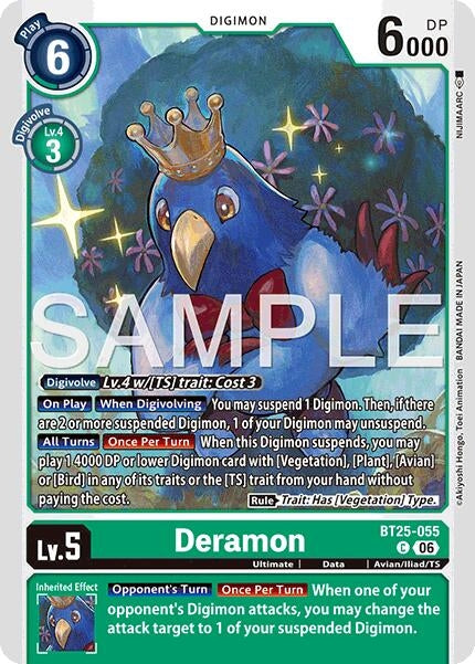 Image for Deramon [BT25-055 C] - Digimon Card Game