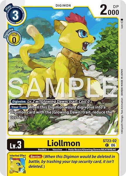 Image for Liollmon [ST23-02 C] - Digimon Card Game