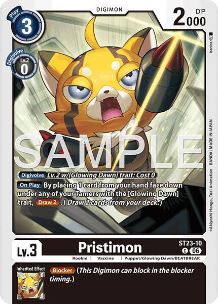 Image for Pristimon [ST23-10 C] - Digimon Card Game