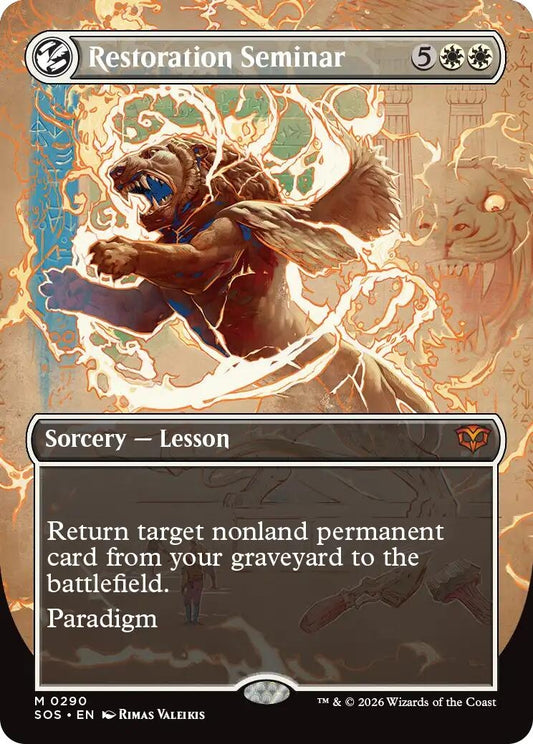 Image for Restoration Seminar (Borderless) [290] - Magic: The Gathering