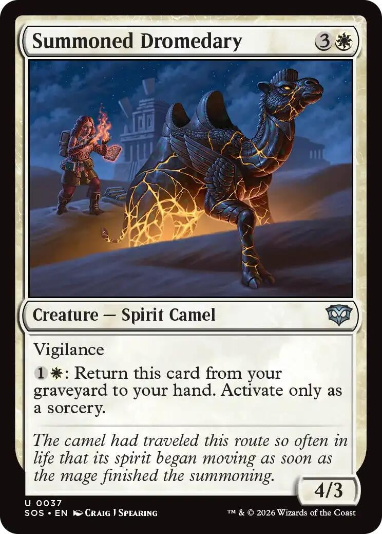 Image for Summoned Dromedary [37] - Magic: The Gathering