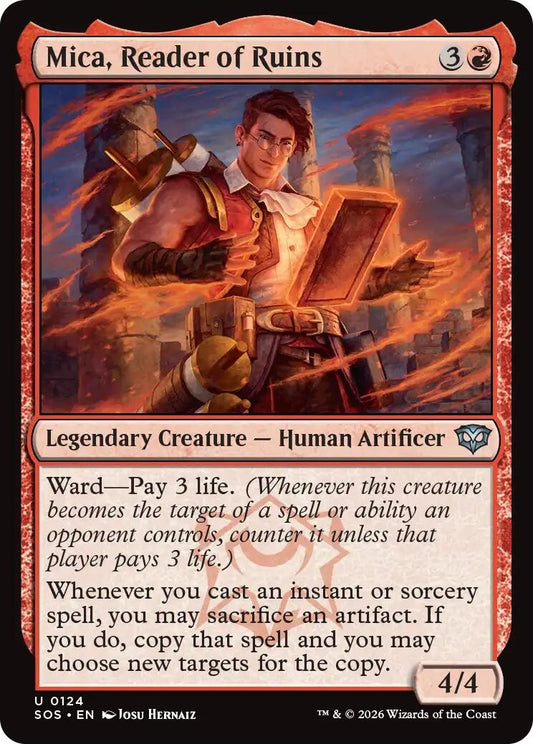Image for Mica, Reader of Ruins [124] - Magic: The Gathering