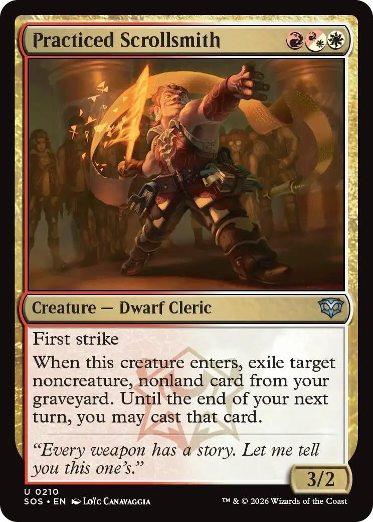 Image for Practiced Scrollsmith [210] - Magic: The Gathering