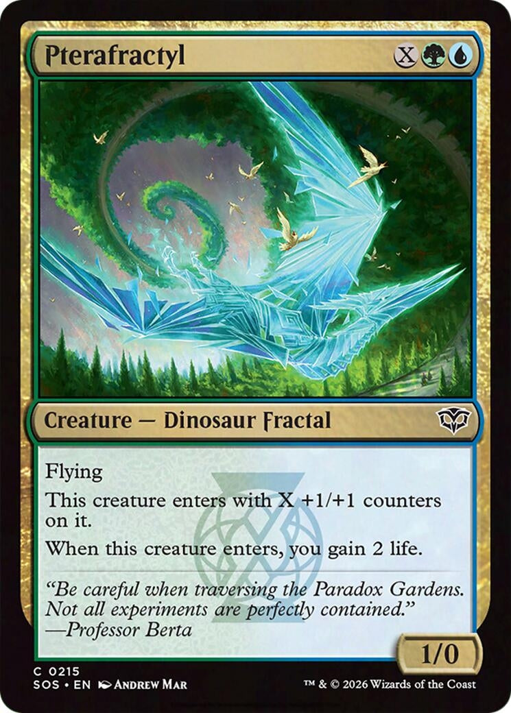 Image for Pterafractyl [215] - Magic: The Gathering