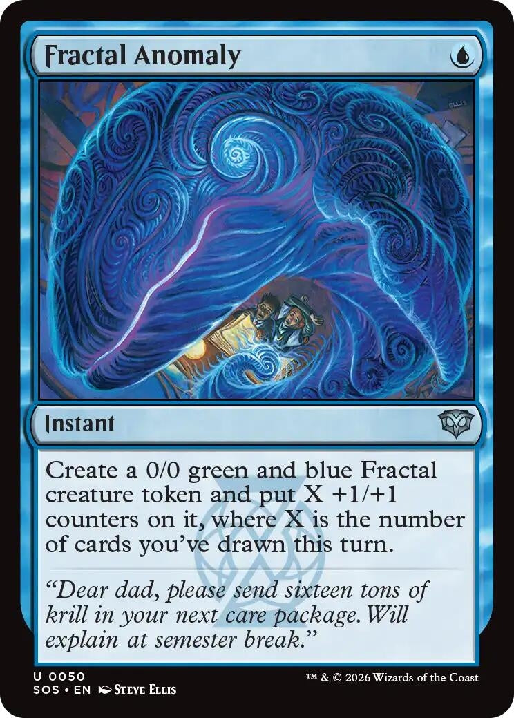 Image for Fractal Anomaly [50] - Magic: The Gathering