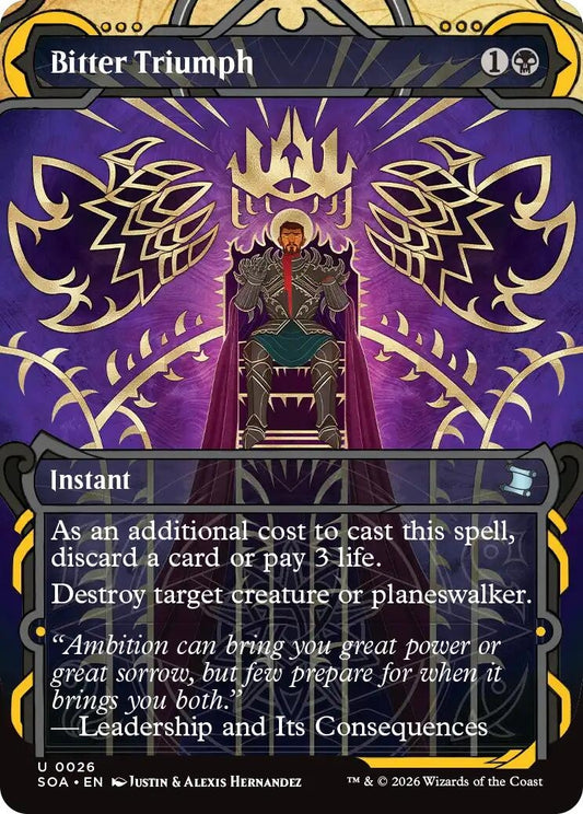 Image for Bitter Triumph [26] - Magic: The Gathering