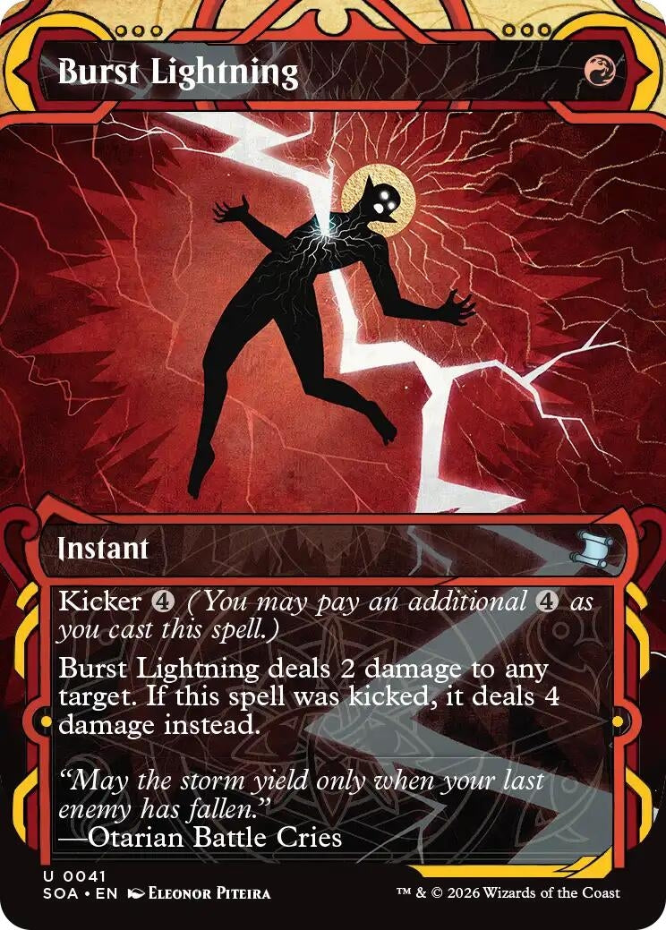 Image for Burst Lightning [41] - Magic: The Gathering