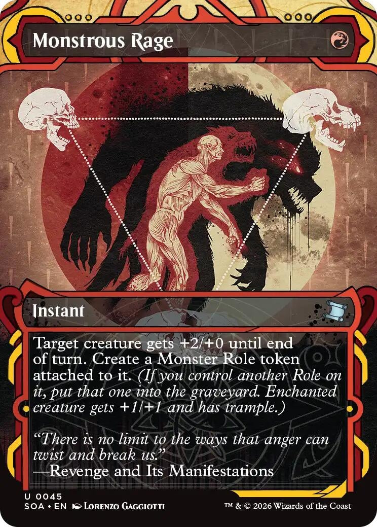 Image for Monstrous Rage [45] - Magic: The Gathering