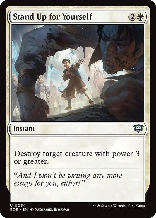 Image for Stand Up for Yourself [34] - Magic: The Gathering