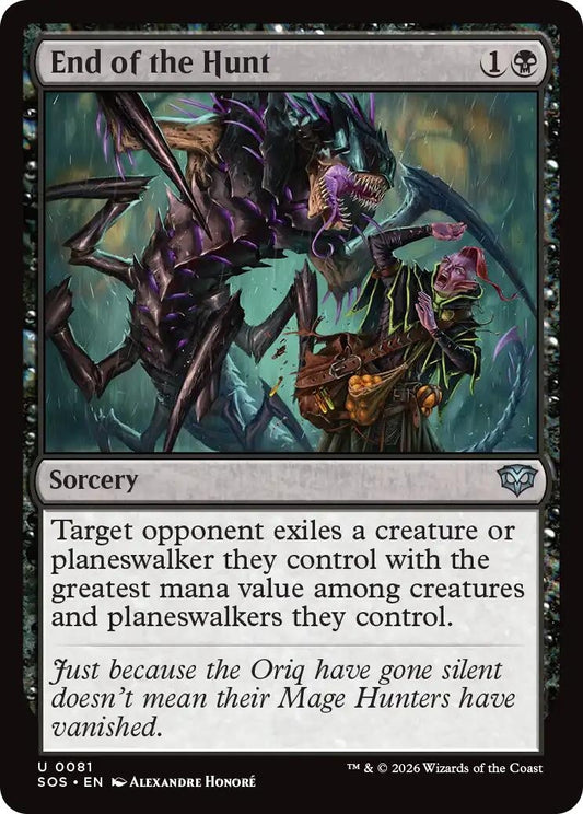 Image for End of the Hunt [81] - Magic: The Gathering