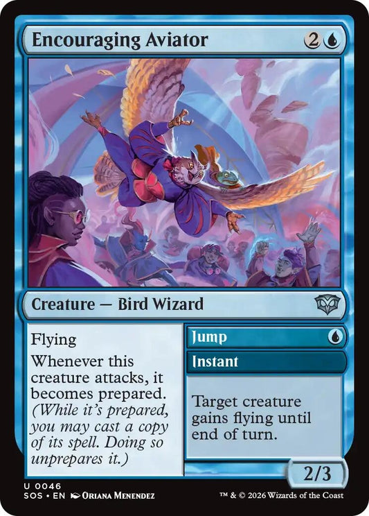 Image for Encouraging Aviator [46] - Magic: The Gathering