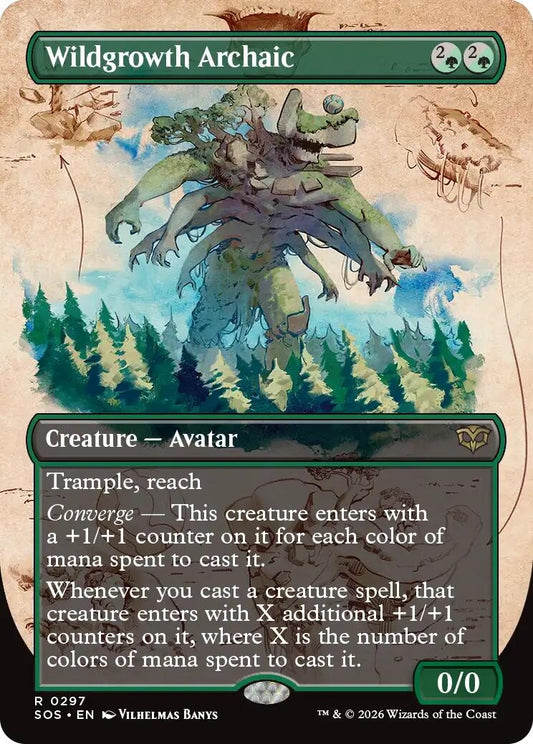 Image for Wildgrowth Archaic (Borderless) [297] - Magic: The Gathering
