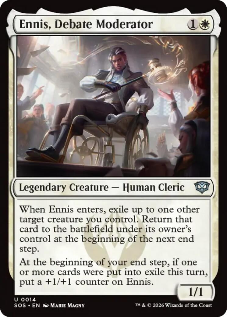 Image for Ennis, Debate Moderator [14] - Magic: The Gathering