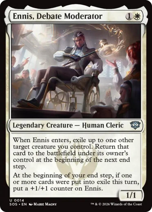 Image for Ennis, Debate Moderator [14] - Magic: The Gathering