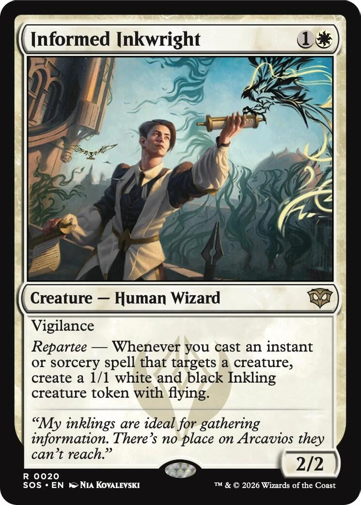 Image for Informed Inkwright [20] - Magic: The Gathering