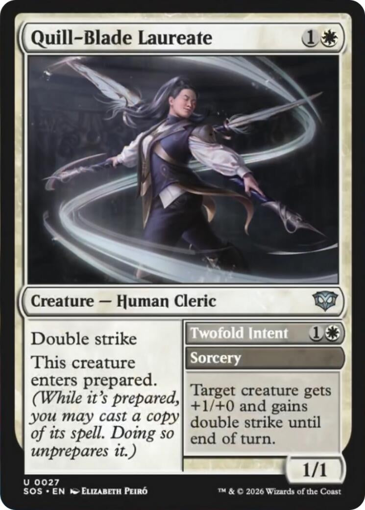 Image for Quill-Blade Laureate [27] - Magic: The Gathering