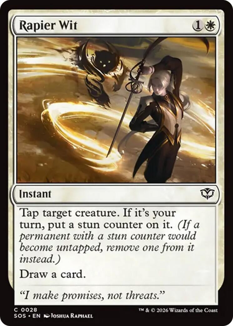 Image for Rapier Wit [28] - Magic: The Gathering