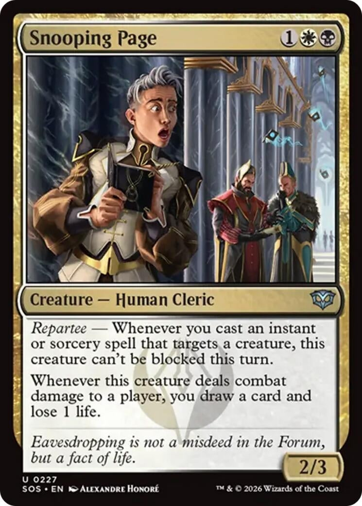 Image for Snooping Page [227] - Magic: The Gathering