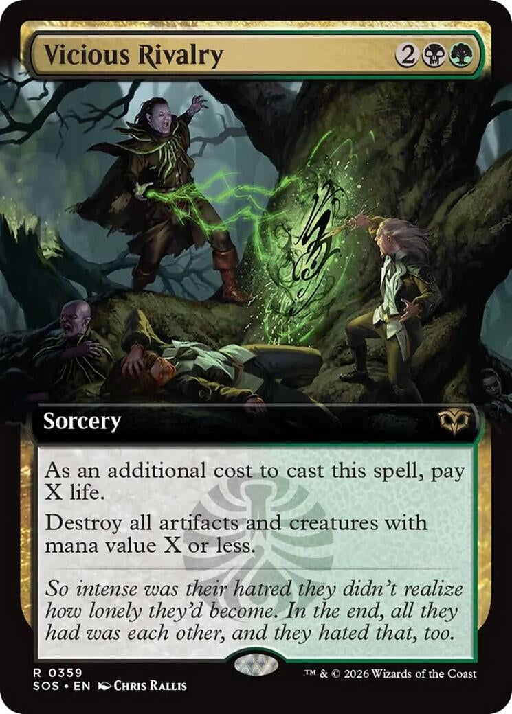 Image for Vicious Rivalry (Extended Art) [359] - Magic: The Gathering