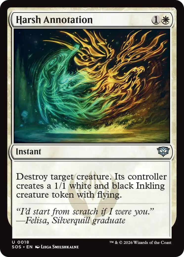 Image for Harsh Annotation [18] - Magic: The Gathering