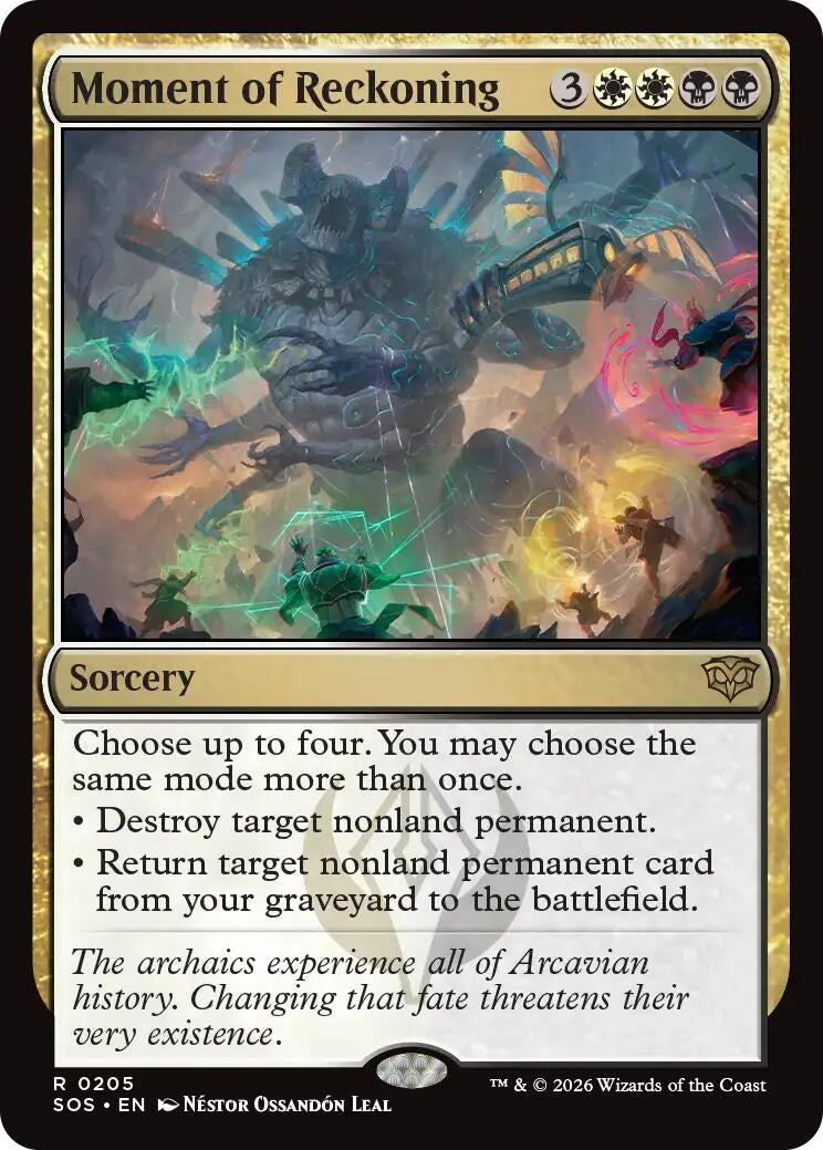 Image for Moment of Reckoning [205] - Magic: The Gathering
