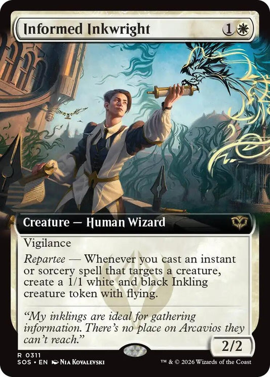 Image for Informed Inkwright (Extended Art) [311] - Magic: The Gathering