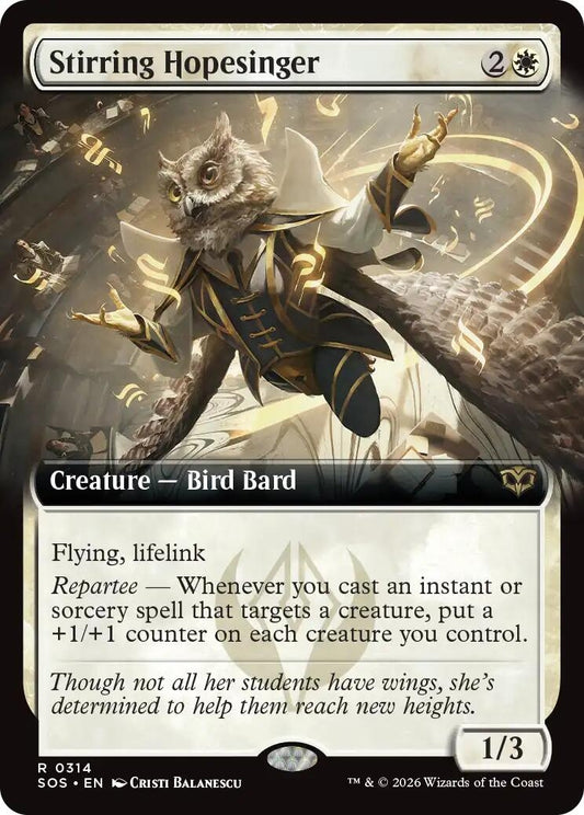 Image for Stirring Hopesinger (Extended Art) [314] - Magic: The Gathering