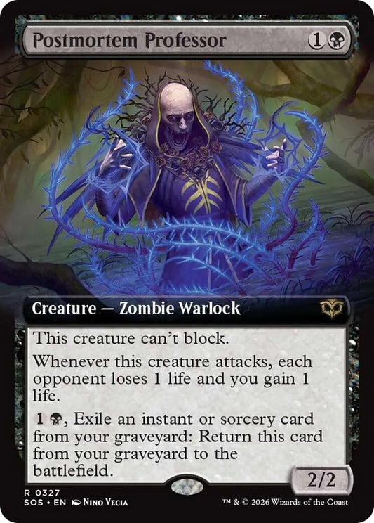 Image for Postmortem Professor (Extended Art) [327] - Magic: The Gathering