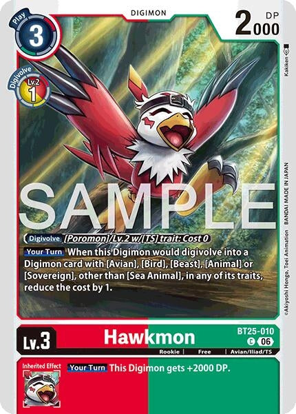 Image for Hawkmon [BT25-010 C] - Digimon Card Game