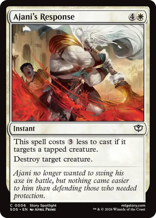 Image for Ajani's Response [6] - Magic: The Gathering