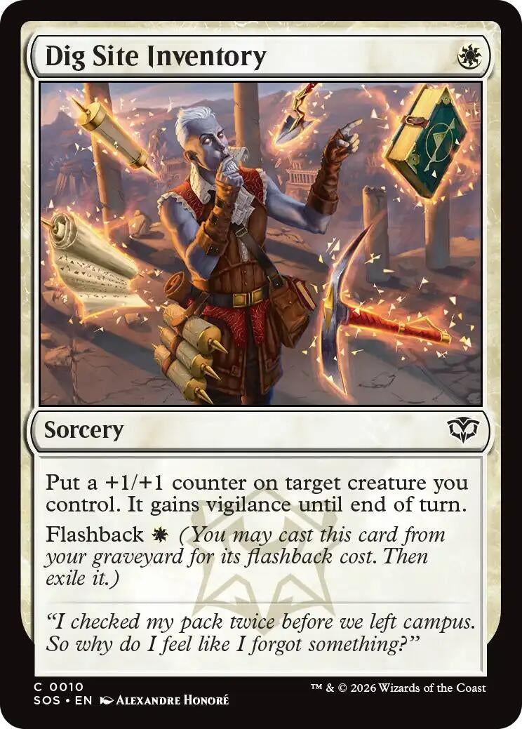Image for Dig Site Inventory [10] - Magic: The Gathering