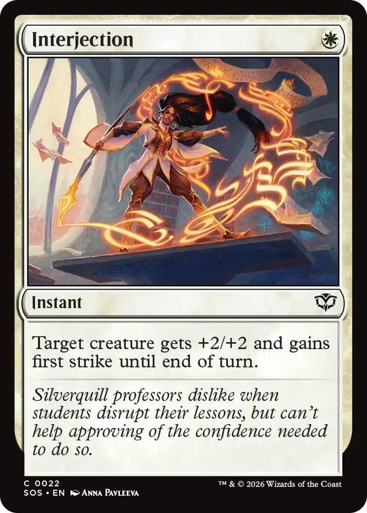 Image for Interjection [22] - Magic: The Gathering