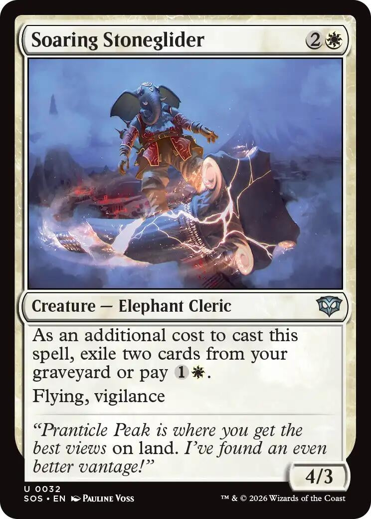 Image for Soaring Stoneglider [32] - Magic: The Gathering