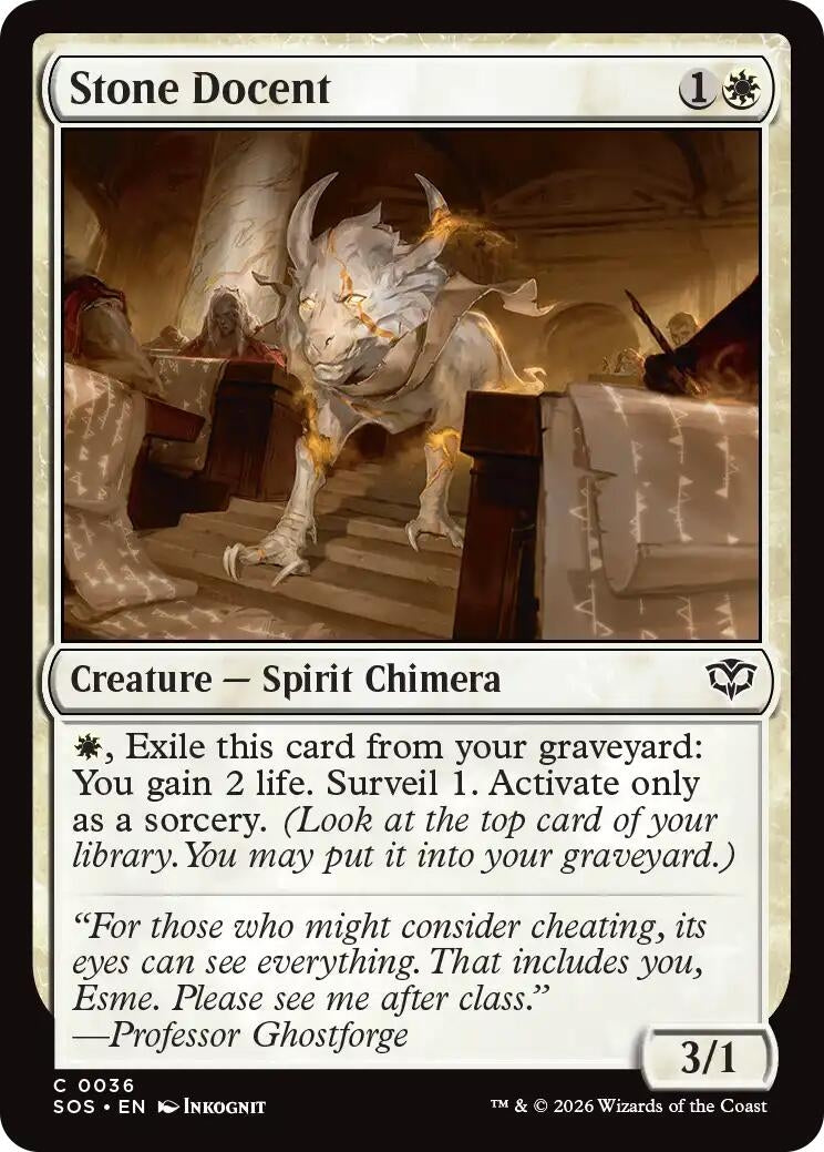 Image for Stone Docent [36] - Magic: The Gathering