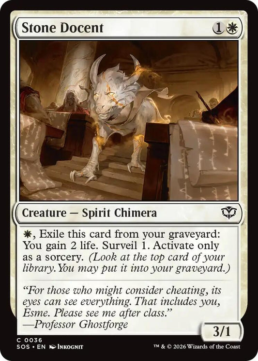 Image for Stone Docent [36] - Magic: The Gathering