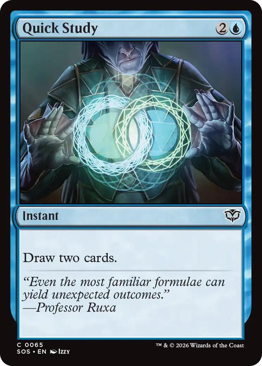 Image for Quick Study [65] - Magic: The Gathering