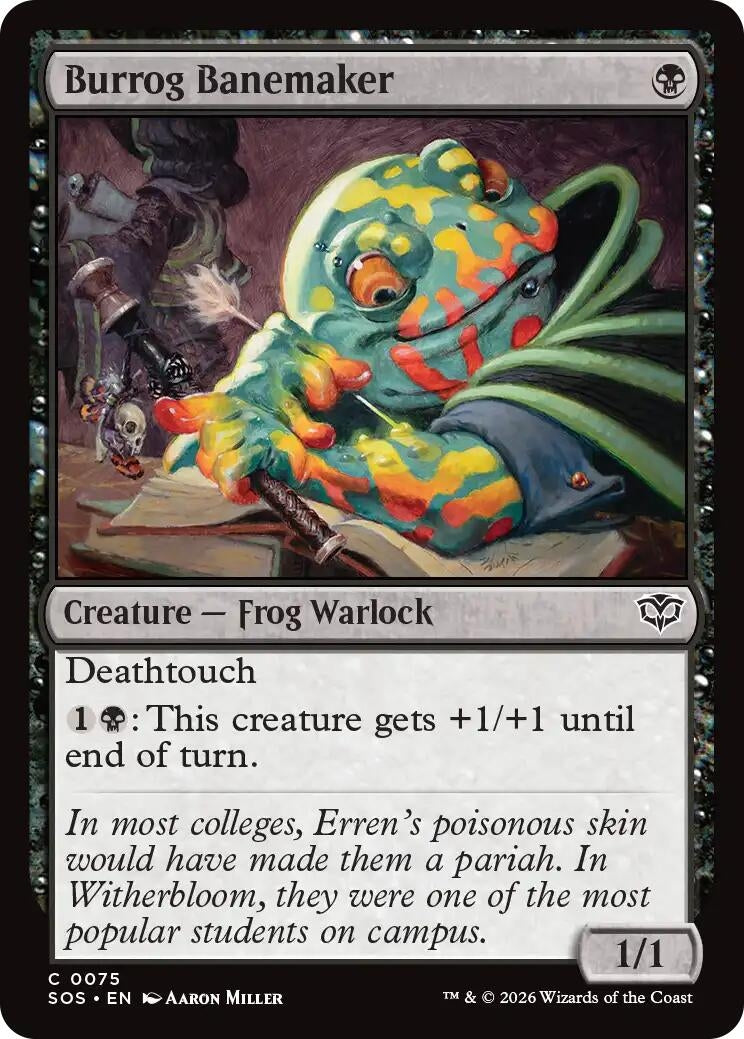 Image for Burrog Banemaker [75] - Magic: The Gathering