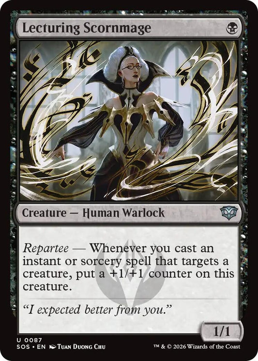 Image for Lecturing Scornmage [87] - Magic: The Gathering