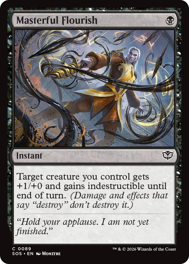 Image for Masterful Flourish [89] - Magic: The Gathering