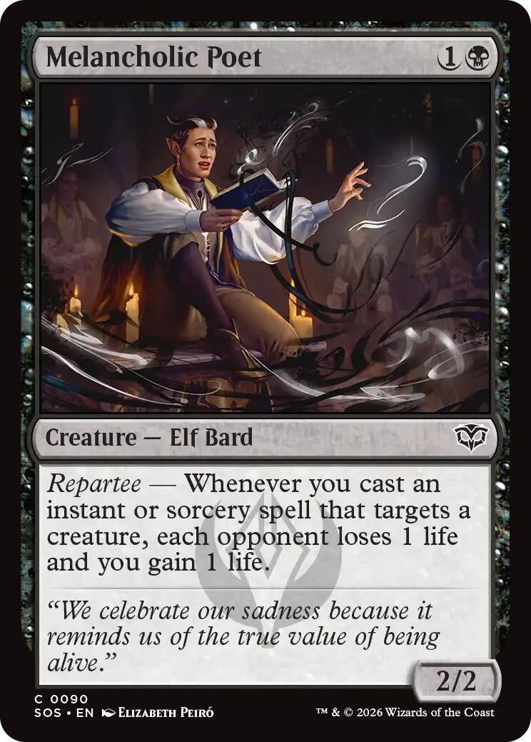 Image for Melancholic Poet [90] - Magic: The Gathering
