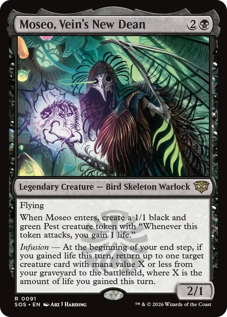 Image for Moseo, Vein's New Dean [91] - Magic: The Gathering