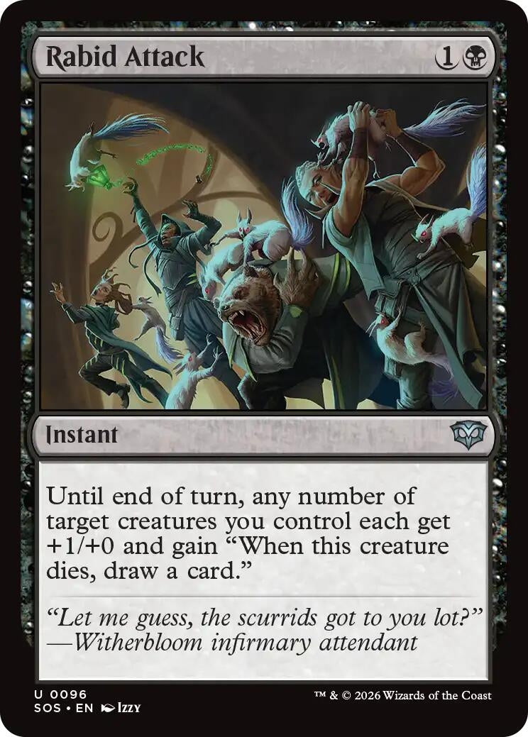 Image for Rabid Attack [96] - Magic: The Gathering