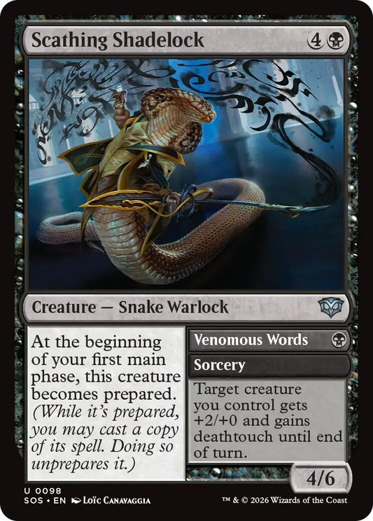 Image for Scathing Shadelock [98] - Magic: The Gathering