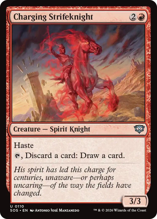 Image for Charging Strikeknight [110] - Magic: The Gathering