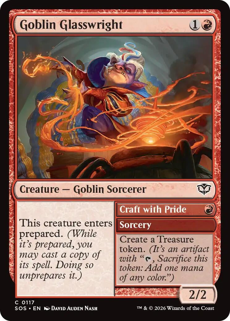 Image for Goblin Glasswright [117] - Magic: The Gathering