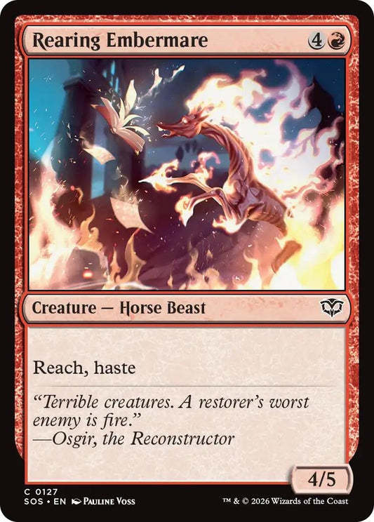 Image for Rearing Embermare [127] - Magic: The Gathering